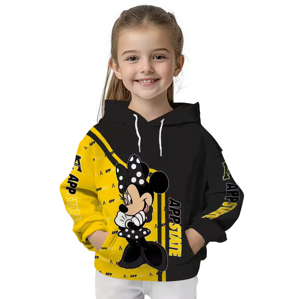 appalachian state mountaineers minnie mouse black hoodie top rated appalachian state mountaineers minnie mouse black hoodie top rated