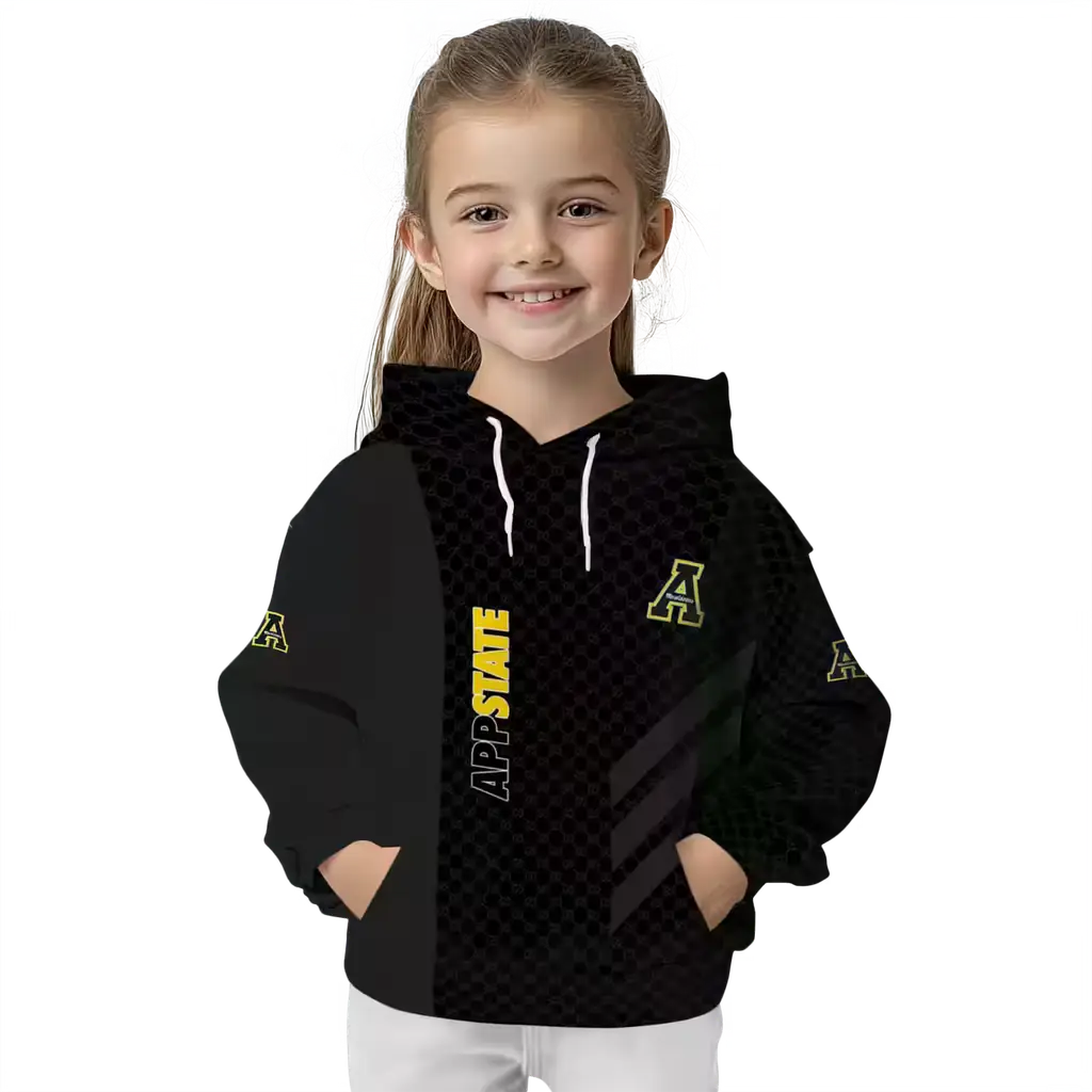 appalachian state mountaineers monogram pattern black hoodie top rated appalachian state mountaineers monogram pattern black hoodie top rated