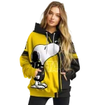 appalachian state mountaineers playful snoopy black hoodie best selling