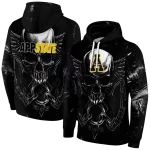 appalachian state mountaineers skull artwork black hoodie best selling