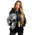 appalachian state mountaineers sugar skull black hoodie best selling