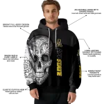 appalachian state mountaineers sugar skull black hoodie best selling