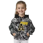appalachian state mountaineers tie dye pattern black hoodie best selling