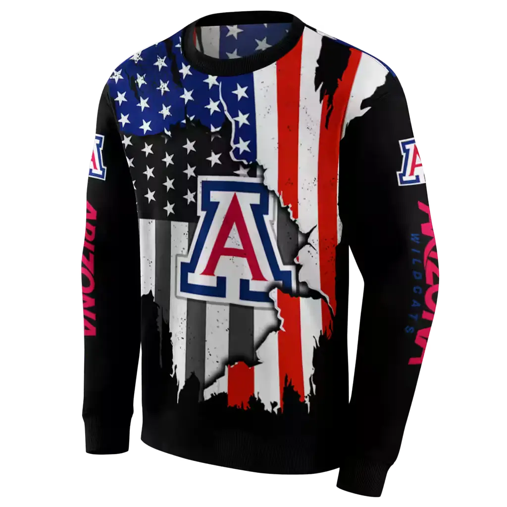 arizona wildcats american pride black hoodie new arrival arizona wildcats american pride black hoodie new arrival
