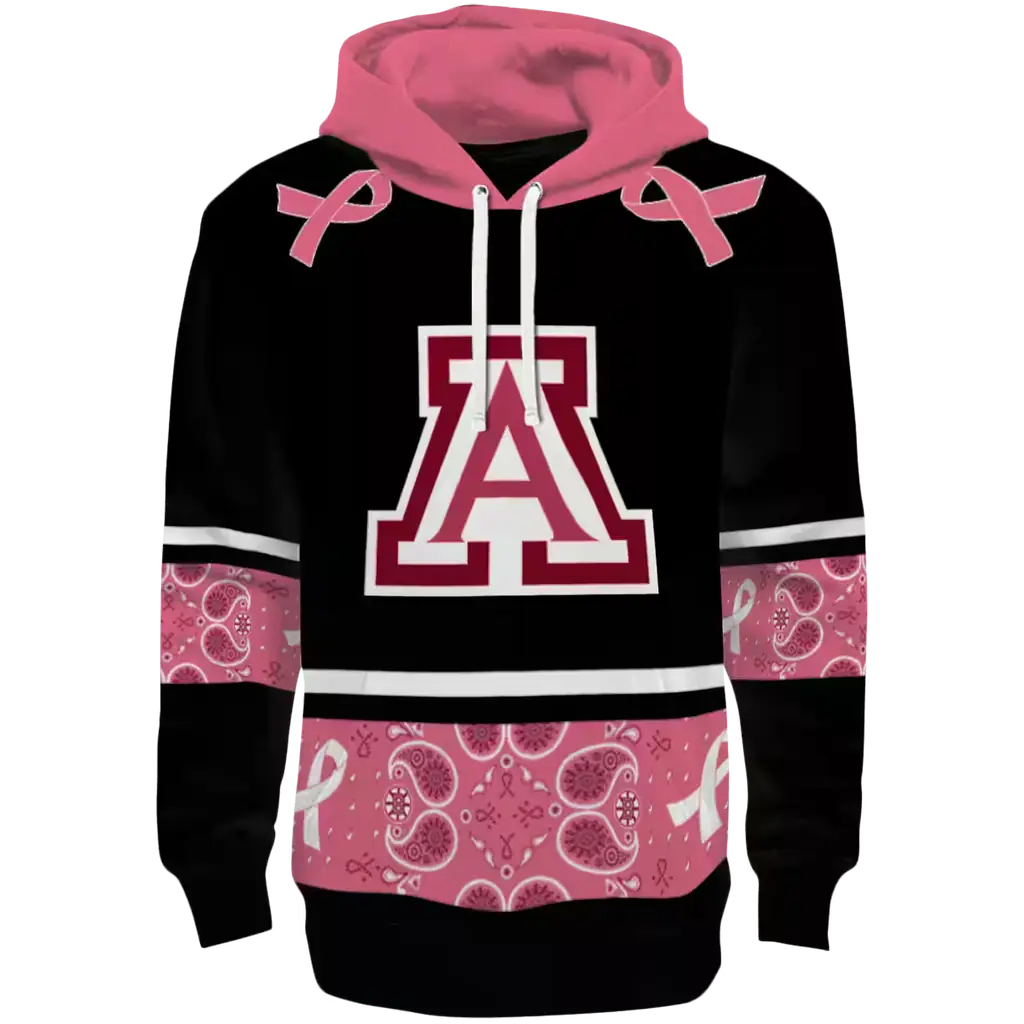arizona wildcats awareness ribbon black pink hoodie best selling arizona wildcats awareness ribbon black pink hoodie best selling