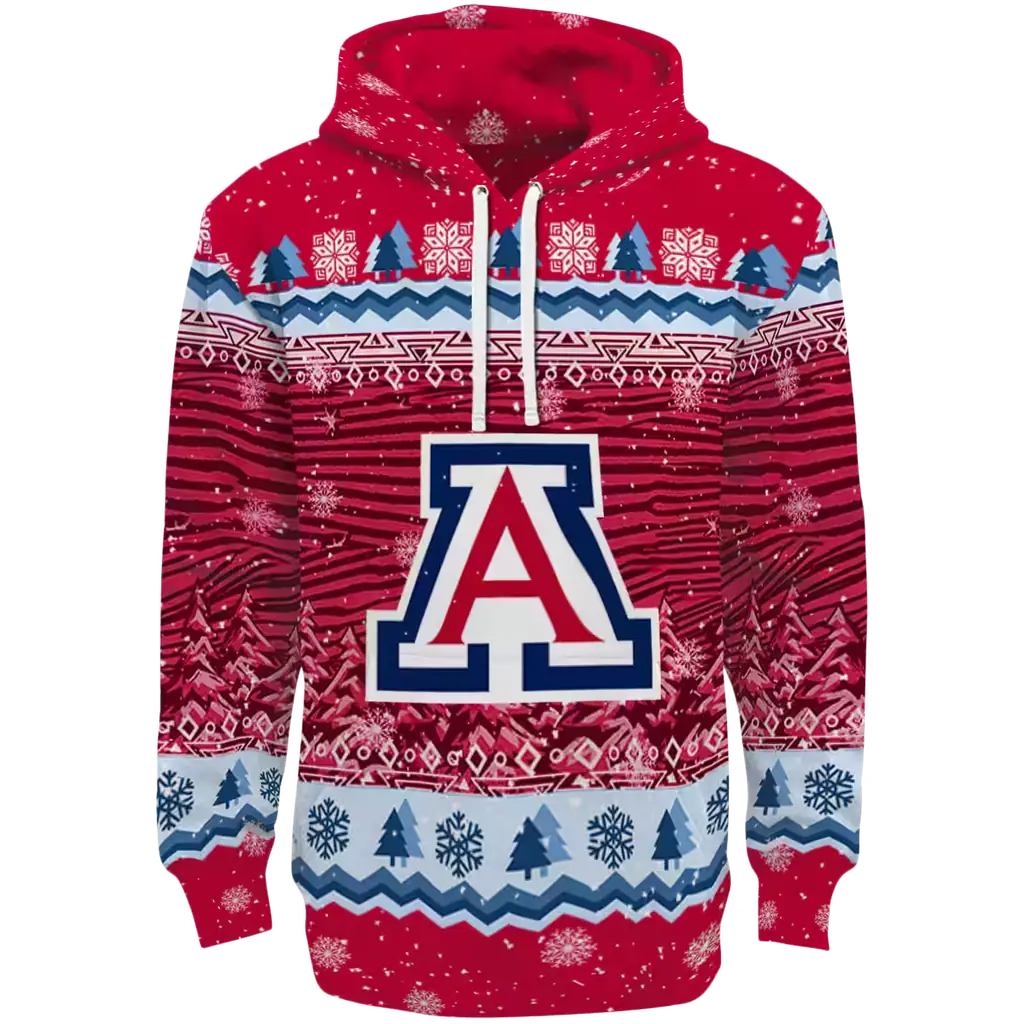 arizona wildcats christmas trees red hoodie best selling arizona wildcats christmas trees red hoodie best selling