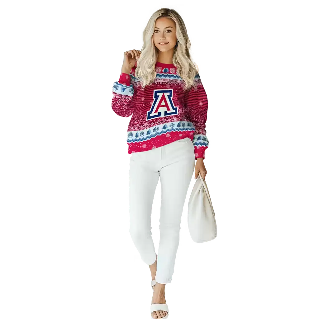 arizona wildcats christmas trees red hoodie trendy arizona wildcats christmas trees red hoodie trendy