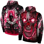 arizona wildcats demonic skull red black hoodie best selling