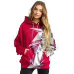 arizona wildcats dynamic slash red white hoodie best selling