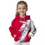 arizona wildcats dynamic slash red white hoodie best selling