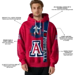 arizona wildcats football heartbeat red hoodie best selling