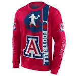arizona wildcats football heartbeat red hoodie best selling