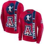 arizona wildcats football heartbeat red hoodie best selling