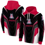 arizona wildcats futuristic pattern red black hoodie best selling