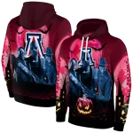arizona wildcats halloween vibes red black hoodie best selling