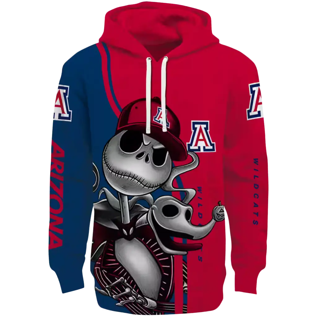 arizona wildcats jack skellington red hoodie best selling arizona wildcats jack skellington red hoodie best selling