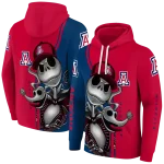 arizona wildcats jack skellington red hoodie best selling
