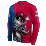 arizona wildcats jack skellington red hoodie best selling