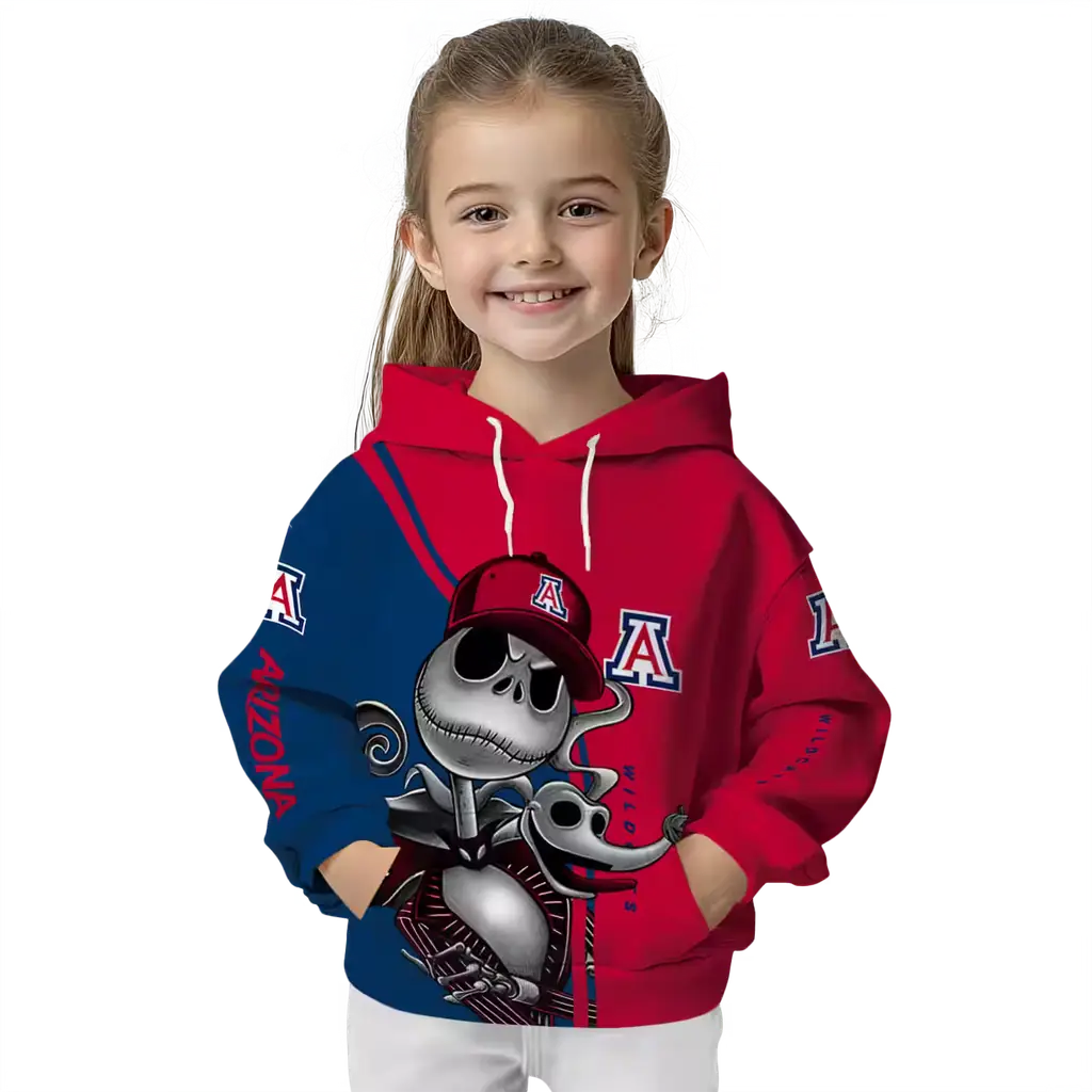 arizona wildcats jack skellington red hoodie top rated arizona wildcats jack skellington red hoodie top rated