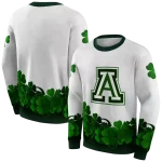 arizona wildcats lucky motif white green hoodie best selling