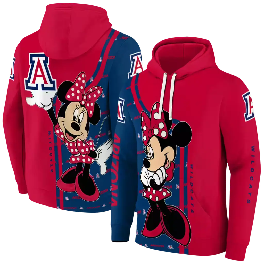 arizona wildcats minnie mouse red hoodie fashion forward arizona wildcats minnie mouse red hoodie fashion forward