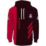arizona wildcats monogram pattern red hoodie best selling