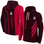 arizona wildcats monogram pattern red hoodie best selling