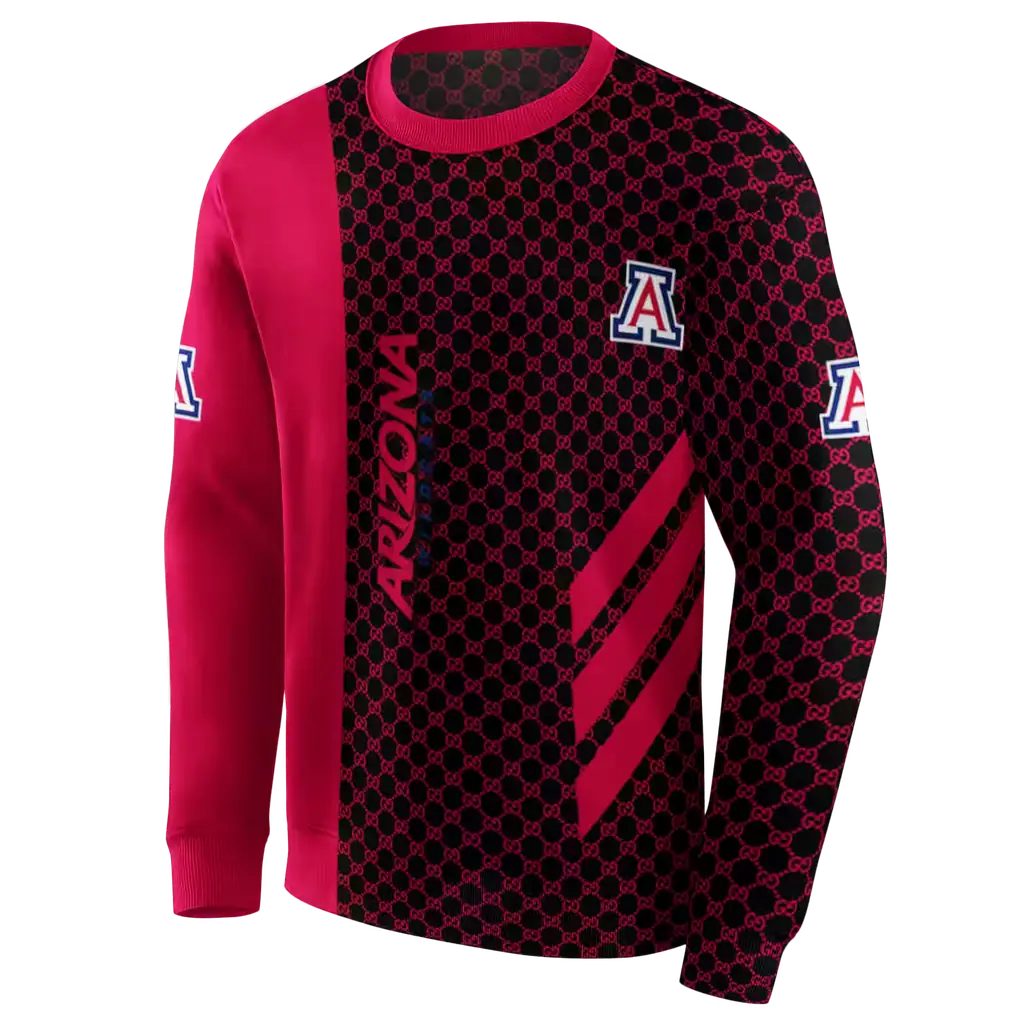 arizona wildcats monogram pattern red hoodie new arrival arizona wildcats monogram pattern red hoodie new arrival