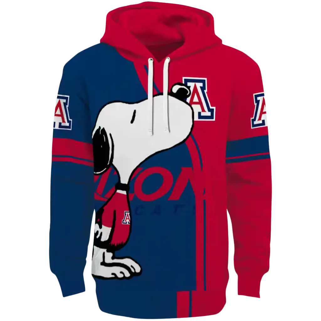 arizona wildcats playful snoopy red hoodie best selling arizona wildcats playful snoopy red hoodie best selling