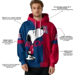 arizona wildcats playful snoopy red hoodie best selling