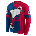 arizona wildcats playful snoopy red hoodie best selling