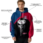 arizona wildcats skull punisher navy black hoodie best selling