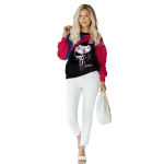 arizona wildcats skull punisher navy black hoodie best selling