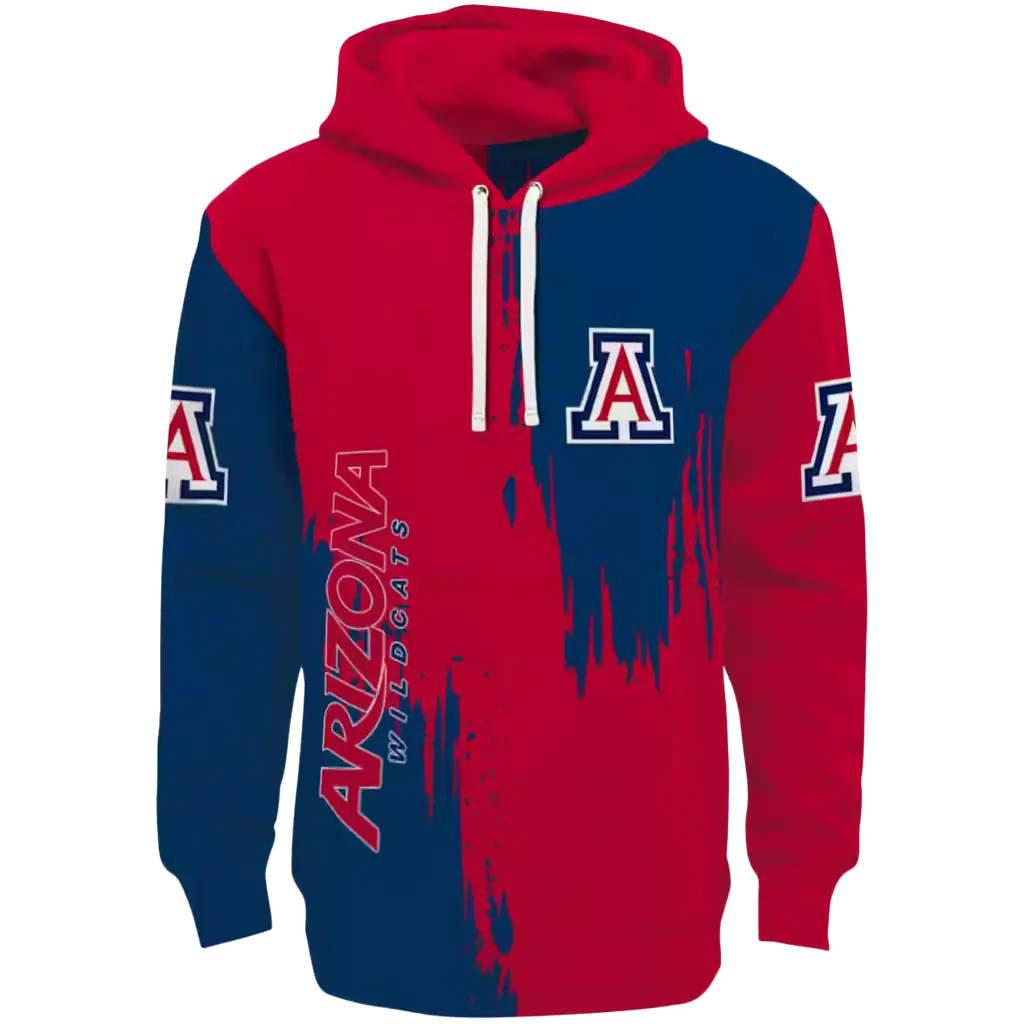 arizona wildcats splatter effect red hoodie best selling arizona wildcats splatter effect red hoodie best selling