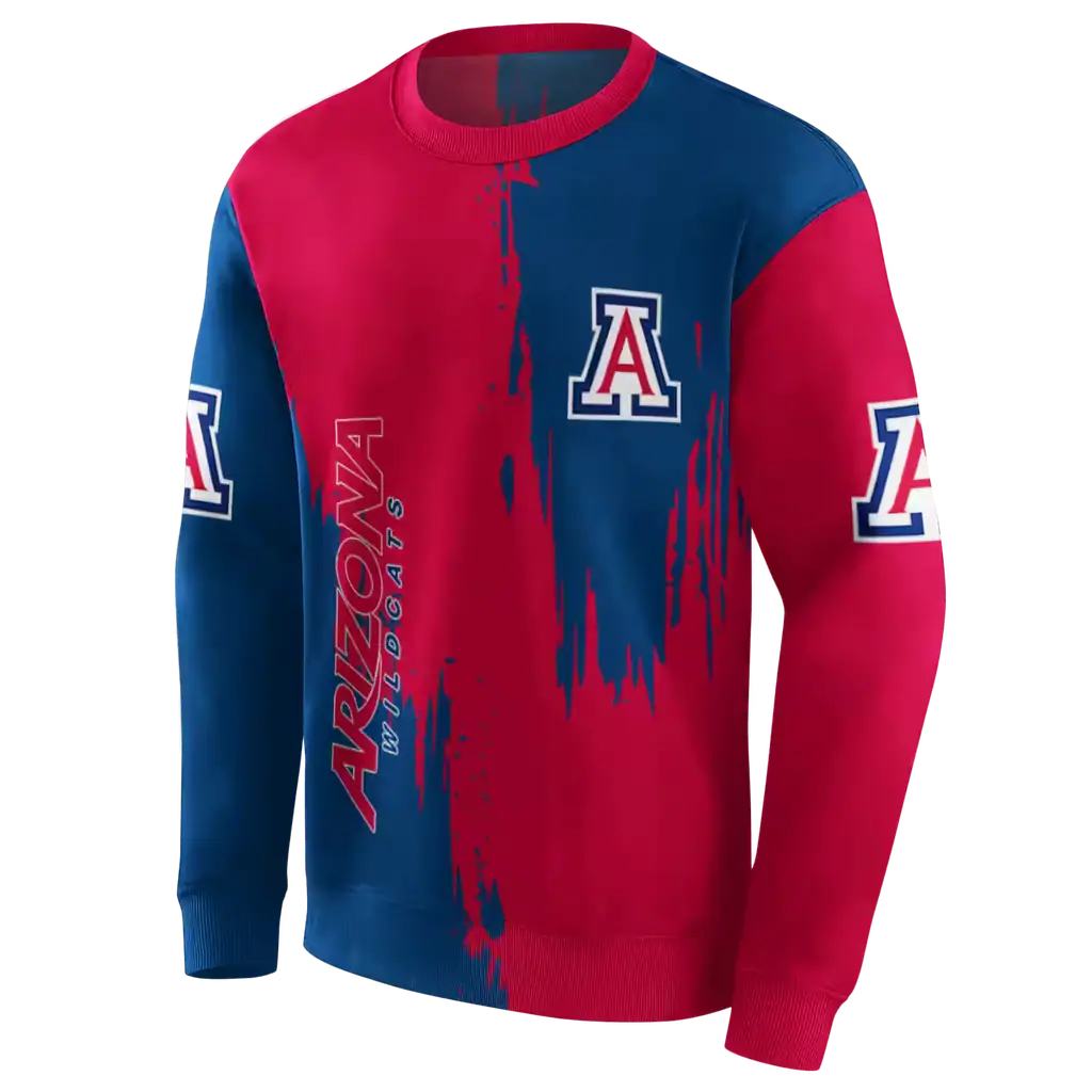 arizona wildcats splatter effect red hoodie new arrival arizona wildcats splatter effect red hoodie new arrival