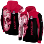 arizona wildcats sugar skull red black hoodie best selling
