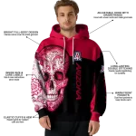 arizona wildcats sugar skull red black hoodie best selling