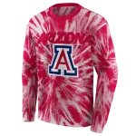 arizona wildcats tie dye pattern red hoodie best selling