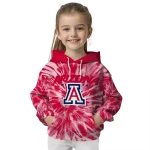 arizona wildcats tie dye pattern red hoodie best selling
