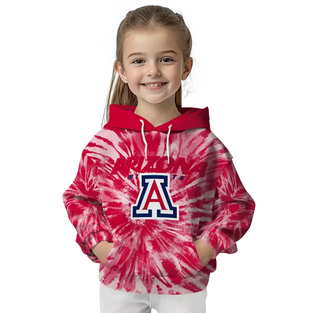 arizona wildcats tie dye pattern red hoodie top rated arizona wildcats tie dye pattern red hoodie top rated