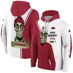 arkansas razorbacks achmed skull red hoodie best selling