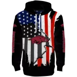 arkansas razorbacks american pride black hoodie best selling