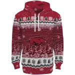 arkansas razorbacks christmas trees red hoodie best selling