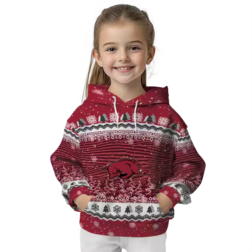 arkansas razorbacks christmas trees red hoodie top rated arkansas razorbacks christmas trees red hoodie top rated