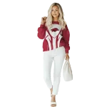 arkansas razorbacks concentric lines red black hoodie best selling