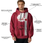 arkansas razorbacks football heartbeat red hoodie best selling