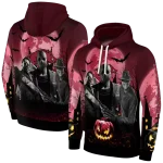 arkansas razorbacks halloween vibes red black hoodie best selling