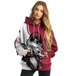 arkansas razorbacks jack skellington red hoodie best selling