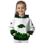 arkansas razorbacks lucky motif white green hoodie best selling