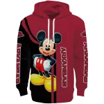 arkansas razorbacks mickey mouse red black hoodie best selling